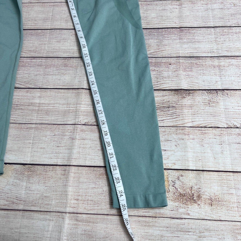 NVGTN Signature 2.0 Leggings Womens Medium Sage Green Seamless High Waist - Picture 7 of 10